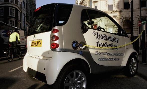 英国推广电动车 购车将可得五千英镑补助