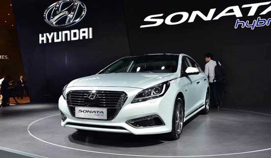 第九代索纳塔混动版惊艳亮相北京车展