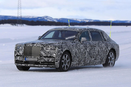 搭载混合动力 劳斯莱斯幻影长轴距谍照曝光