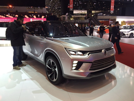 采用混合动力系统 双龙SIV-2概念车亮相