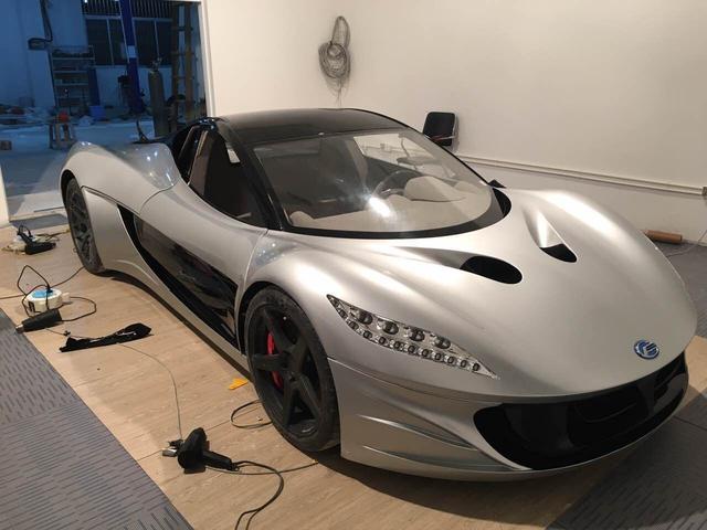 国产电动超跑曝光 外观惊人形似迈凯伦P1