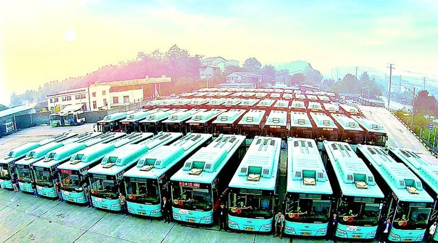 菏泽新增100辆新能源公交车 新开5条线路