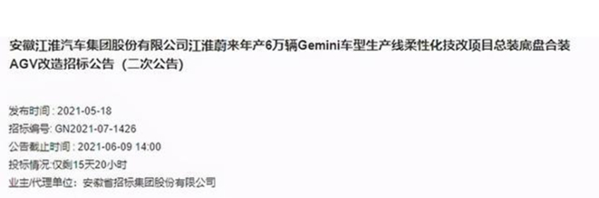 蔚来明年推出Gemini车型 入手或更容易