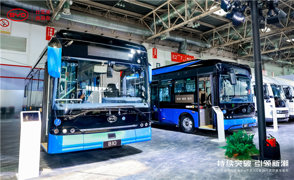 纯电动客车e平台3.0发布 比亚迪商用车亮相2024北京道展