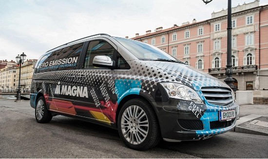 麦格纳研发长续航氢燃料电动车 边行驶边充电